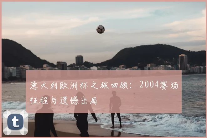 意大利欧洲杯之旅回顾:2004赛场征程与遗憾出局