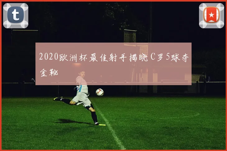 2020欧洲杯最佳射手揭晓 C罗5球夺金靴